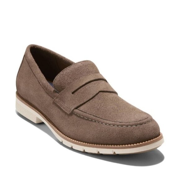 Cole Haan Brown Solid Casual Shoes for Men for sale | eBay Cole Haan Mens Suede Penny  Loafers Size 9 Truffle Brown Leather C41635 Dress